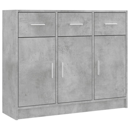 Sideboard | Concrete grey | Engineered wood | Medium | Sideboard