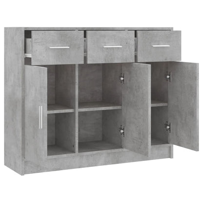 Sideboard | Concrete grey | Engineered wood | Medium | Sideboard