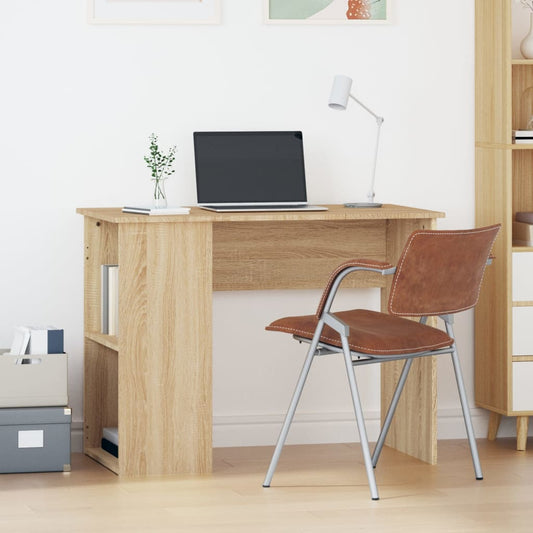 Desk | Sonoma Oak | Engineered Wood | Medium | Desk | Rectangular