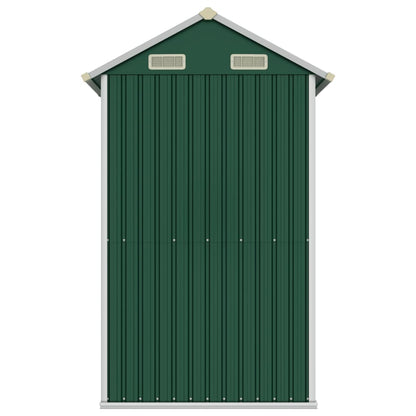 Garden Shed Green 192x152.5x237 cm Galvanised Steel