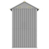 Garden Shed Light Grey 192x152.5x237 cm Galvanised Steel