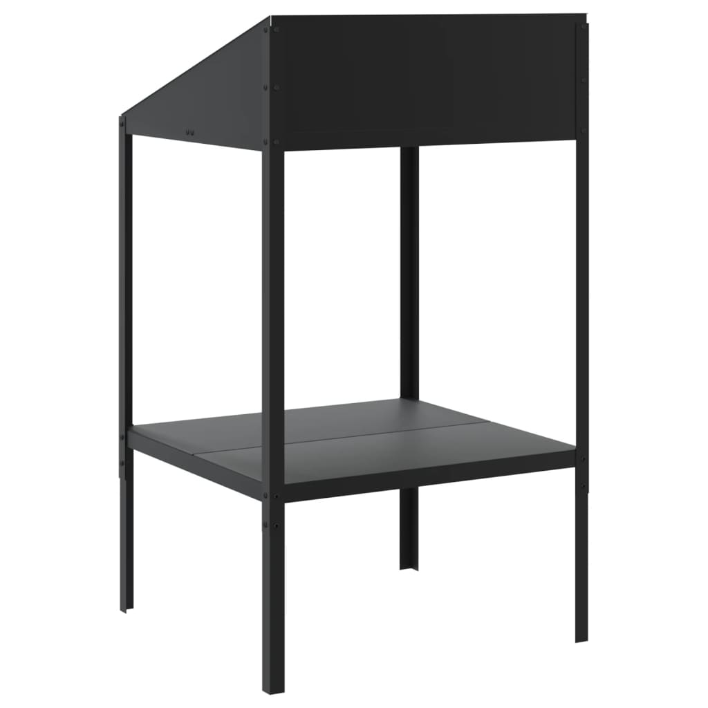 Plant Stand Anthracite 56.5x54.5x100 cm Galvanised Steel