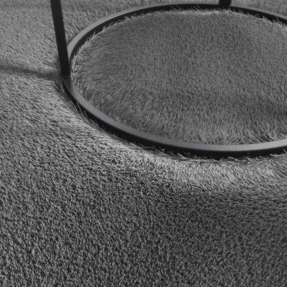 Washable Rug Soft Shaggy Anthracite 160x230 cm Anti Slip (US Only)