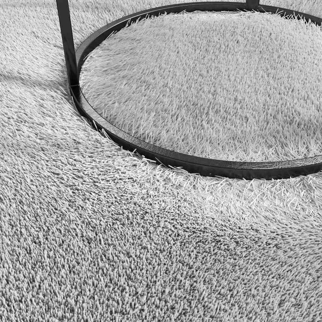Washable Rug Soft Shaggy Grey 160x230 cm Anti Slip (US Only)