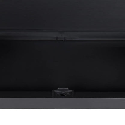 Outdoor Storage Cabinet Grey and Black 65x37x165 cm PP