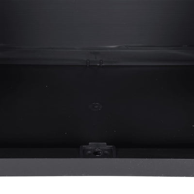 Outdoor Storage Cabinet Gray and Black 25.6"x14.6"x65" PP