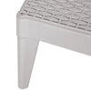 Sun Lounger Grey 186x60x29 cm PP