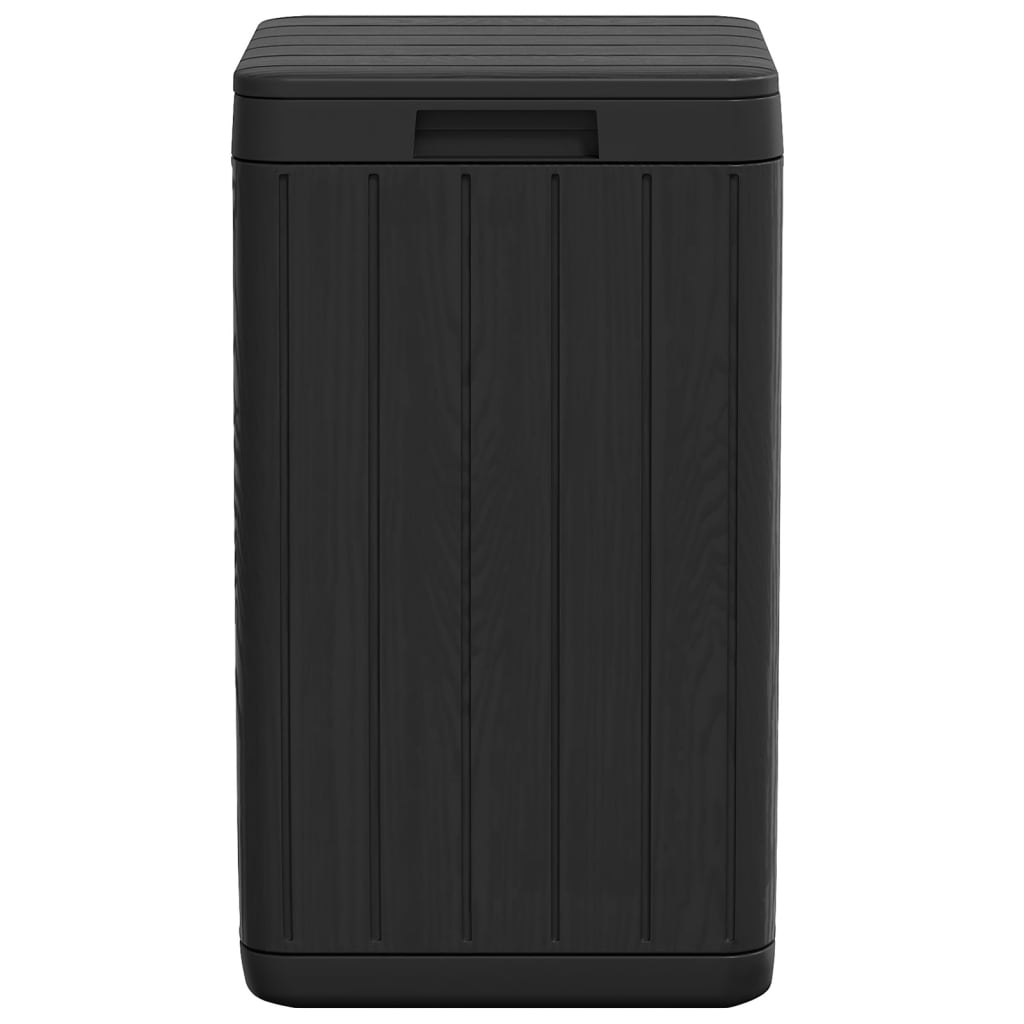 vidaXL Outdoor Garbage Bin Anthracite 15"x15"x25.6" PP