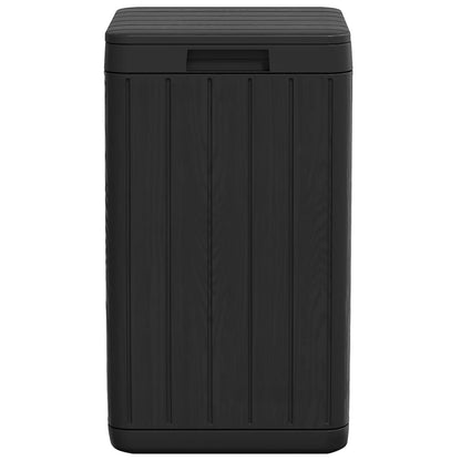 vidaXL Outdoor Garbage Bin Anthracite 15"x15"x25.6" PP