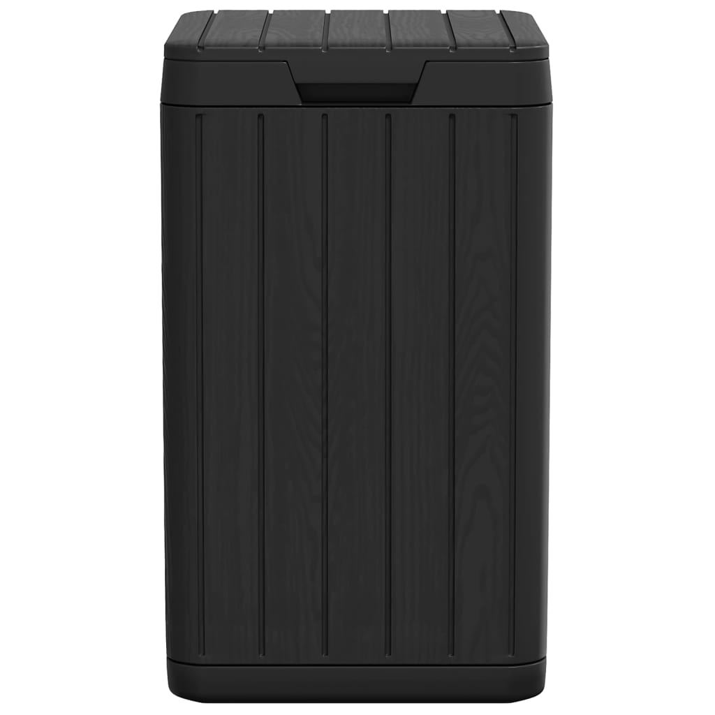 vidaXL Outdoor Garbage Bin Anthracite 15"x15"x25.6" PP