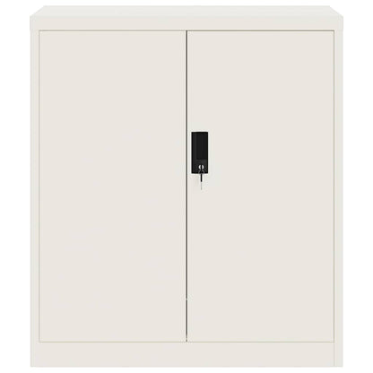 File Cabinet White 79x40x90 cm Steel