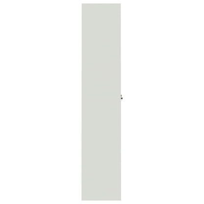 File Cabinet Light Grey 90x40x200 cm Steel