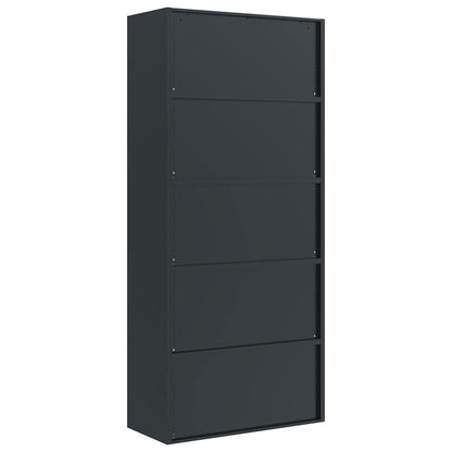 File Cabinet Anthracite 90x40x200 cm Steel