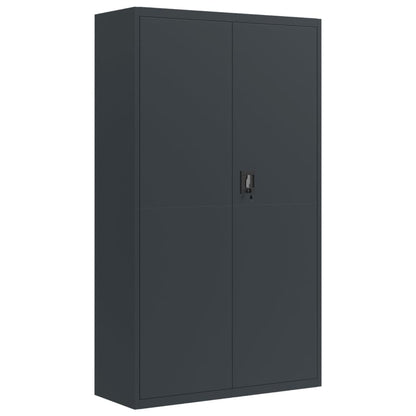 File Cabinet Anthracite 105x40x180 cm Steel