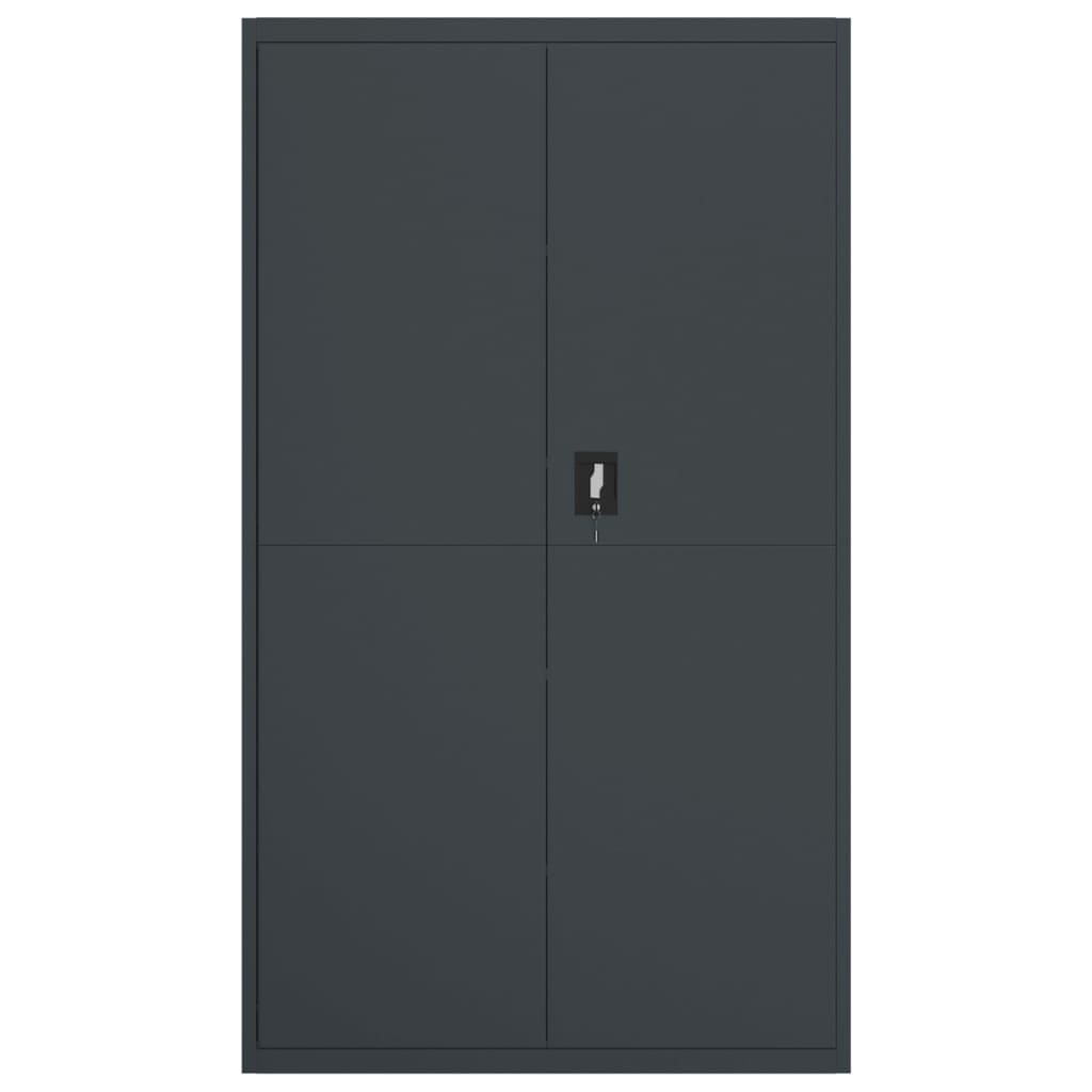 File Cabinet Anthracite 105x40x180 cm Steel