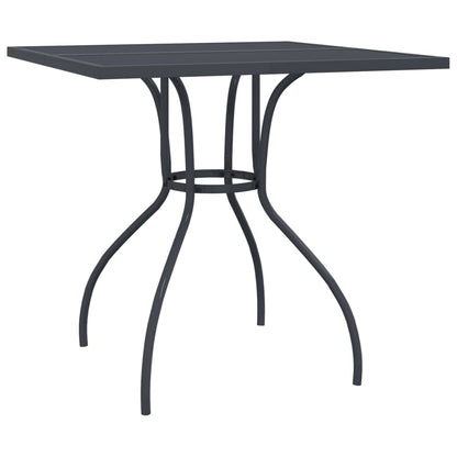Garden Dining Set | Anthracite | Steel (e-coated and powder-coated)