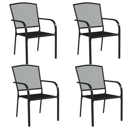 Garden Dining Set | Anthracite | Steel | Medium | Stackable