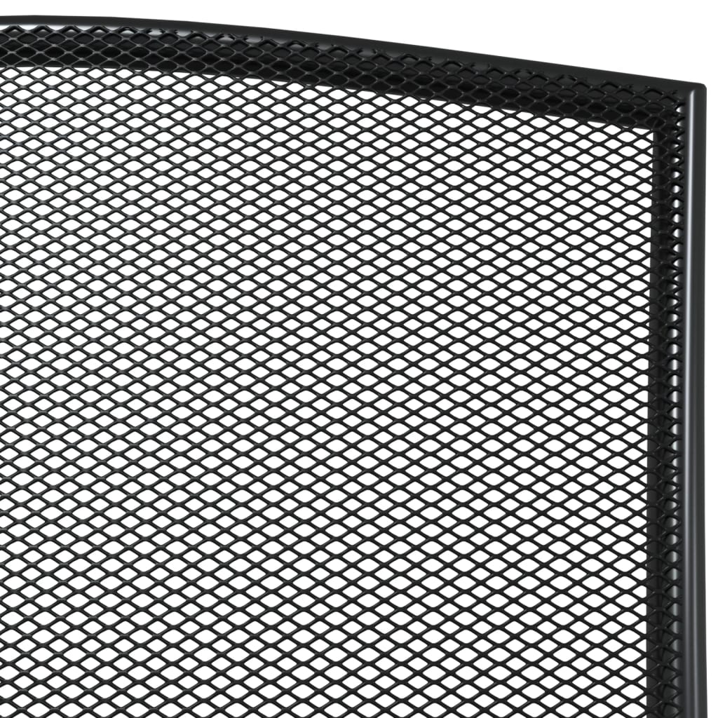 Garden Dining Set | Anthracite | Steel | Large | Stackable