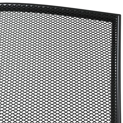 Garden Dining Set | Anthracite | Steel | Large | Stackable