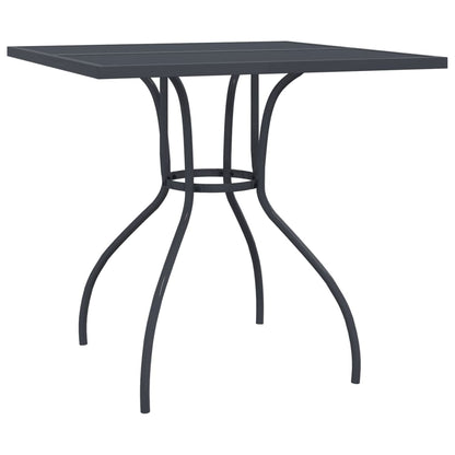 Garden Dining Set | Anthracite | Steel | Medium | Foldable