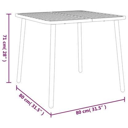 Garden Dining Set | Anthracite