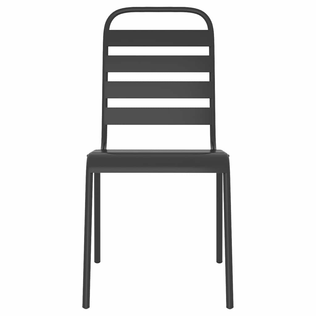 Garden Dining Set | Anthracite | Steel (e-coated and powder-coated)