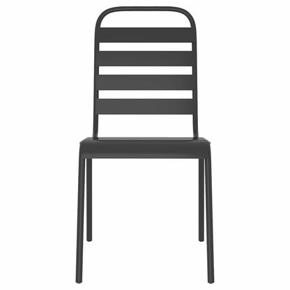 Garden Dining Set | Anthracite | Steel (e-coated and powder-coated)