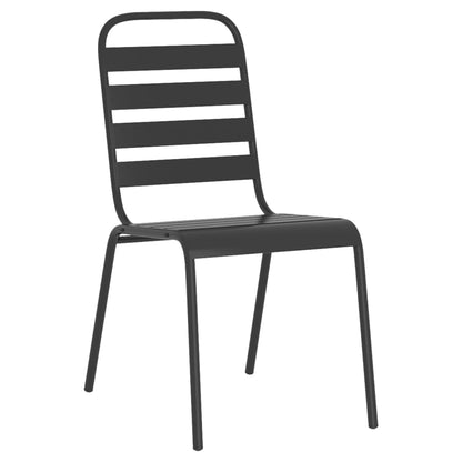 Garden Dining Set | Anthracite | Steel | Medium | Stackable