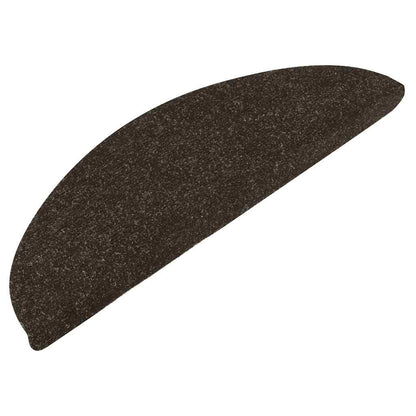 Stair Mats Self-adhesive 10 pcs Anthracite 56x17x3 cm