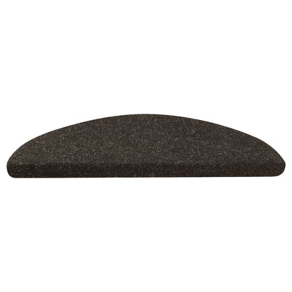 Stair Mats Self-adhesive 10 pcs Anthracite 56x17x3 cm