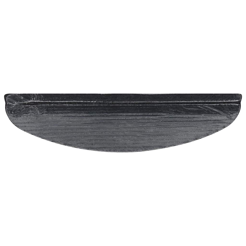 Stair Mats Self-adhesive 10 pcs Anthracite 56x17x3 cm