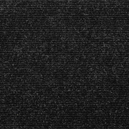 Stair Mats Self-adhesive 10 pcs Anthracite 56x17x3 cm