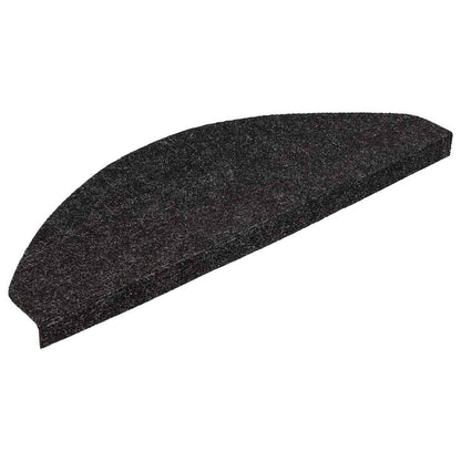 Stair Mats Self-adhesive 10 pcs Anthracite 65x22,5x3,5 cm