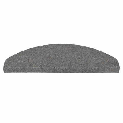 Stair Mats Self-adhesive 10 pcs Grey 65x22,5x3,5 cm
