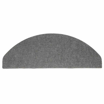Stair Mats Self-adhesive 10 pcs Grey 65x22,5x3,5 cm