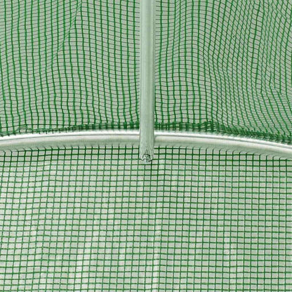 Greenhouse with Steel Frame Green 60 m² 12x5x2.3 m