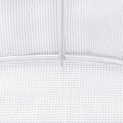Greenhouse with Steel Frame White 120 m² 24x5x2.3 m