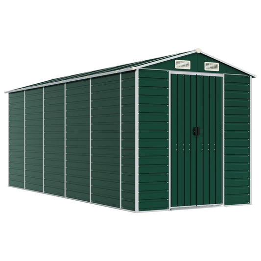 Garden Shed | Green | Galvanised Steel | Large | Garden Shed
