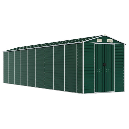 Garden Shed | Green | Galvanised Steel | Large | Garden Shed