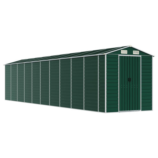 Garden Shed | Green | Galvanised Steel | Large | Garden Shed