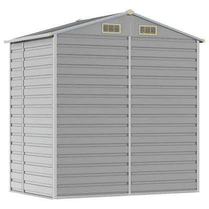 Garden Shed | Light grey | Galvanised steel | 191x130x198 cm