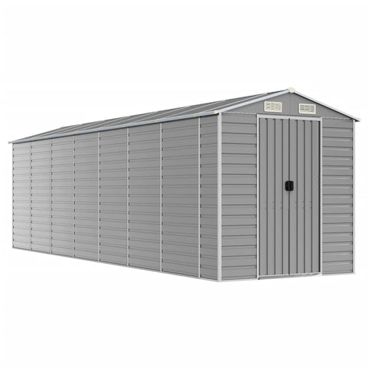 Garden Shed | Light grey | Galvanised steel | Large | Garden Shed