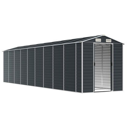 Garden Shed Anthracite 191x810x198 cm Galvanised Steel