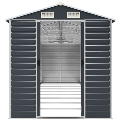 Garden Shed Anthracite 191x810x198 cm Galvanised Steel