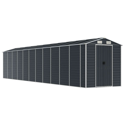 Garden Shed Anthracite 191x980x198 cm Galvanised Steel