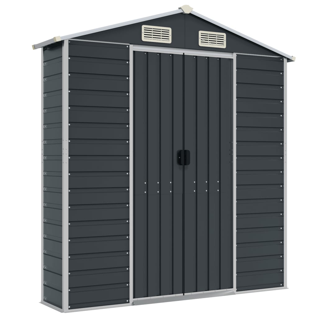 Garden Shed Anthracite 191x980x198 cm Galvanised Steel