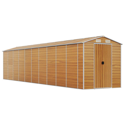 Garden Shed | Light brown | Galvanised steel | Large | Garden Shed