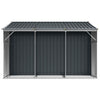 Garden Shed Anthracite 277x279x179 cm Galvanised Steel
