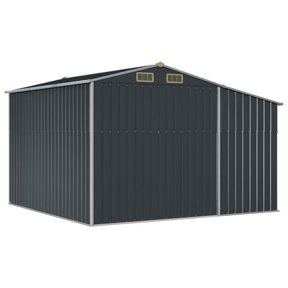 Garden Shed Anthracite 277x279x179 cm Galvanised Steel