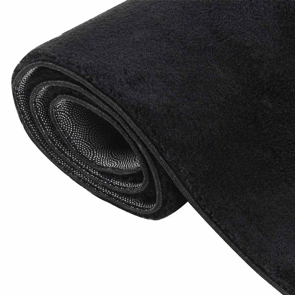 Shaggy Rug Black 240x305 cm Polyester